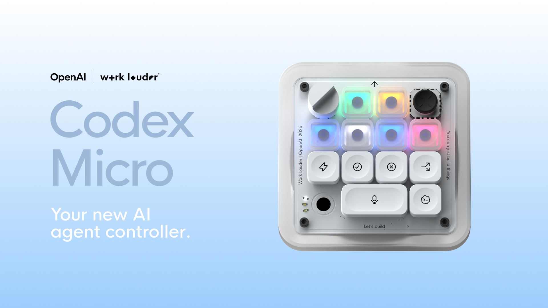 Codex Micro desktop controller for AI agents
